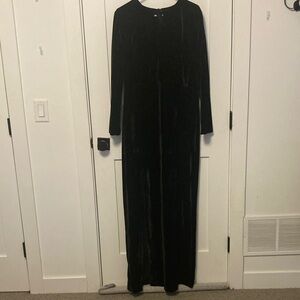 Collectif Vintage Black Velvet Dress